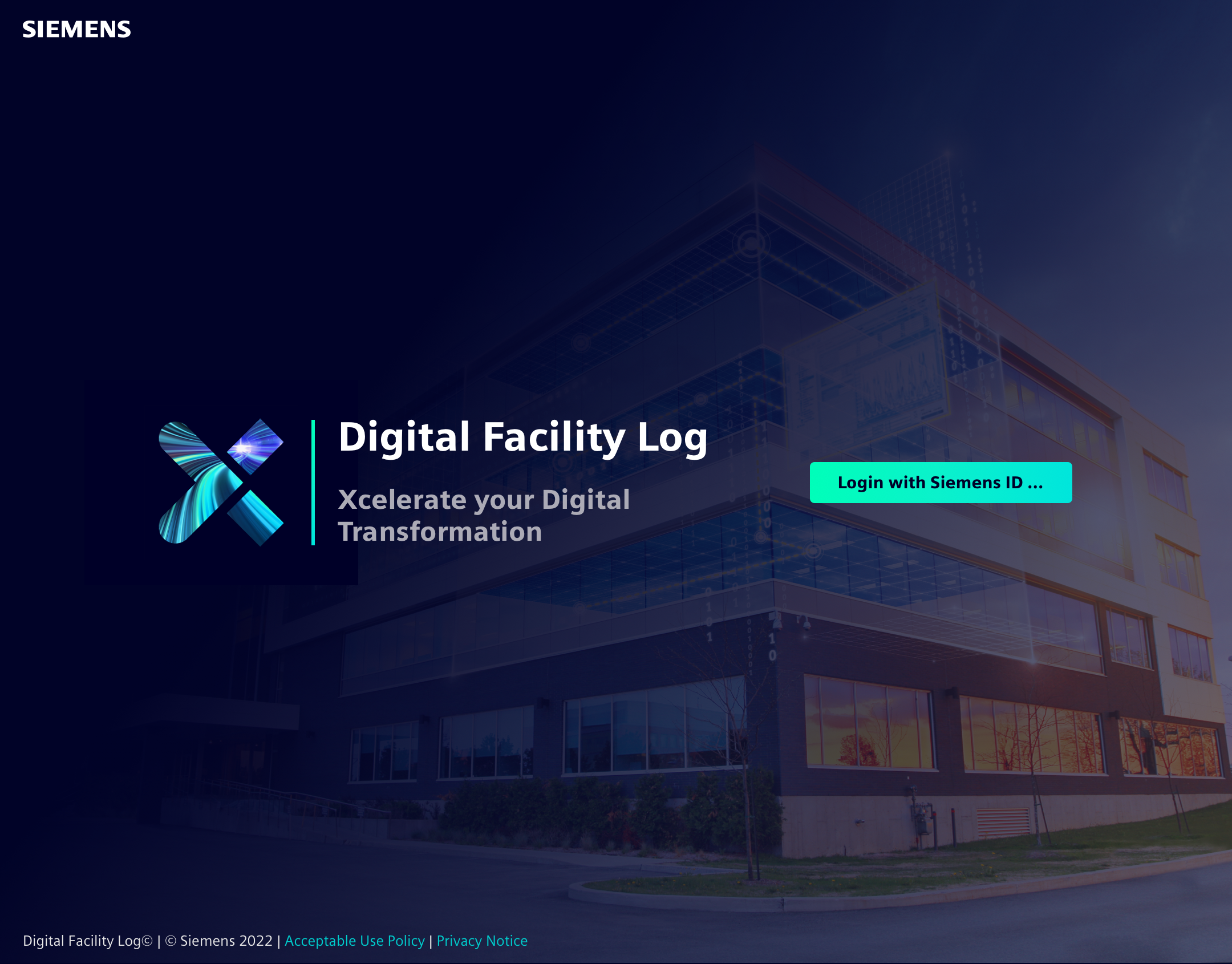 Siemens Building Tech - Digital Facility Log.